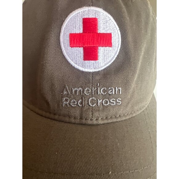 American Red Cross Adjustable Baseball Cap Hat Embroidered Logo - Picture 2 of 6